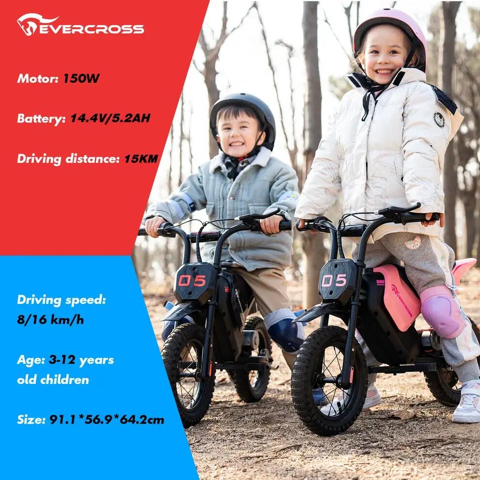 Moto électrique enfant EV05M - 12 pouces - 150W - 8/16km/h - 15km autonomie 2/10