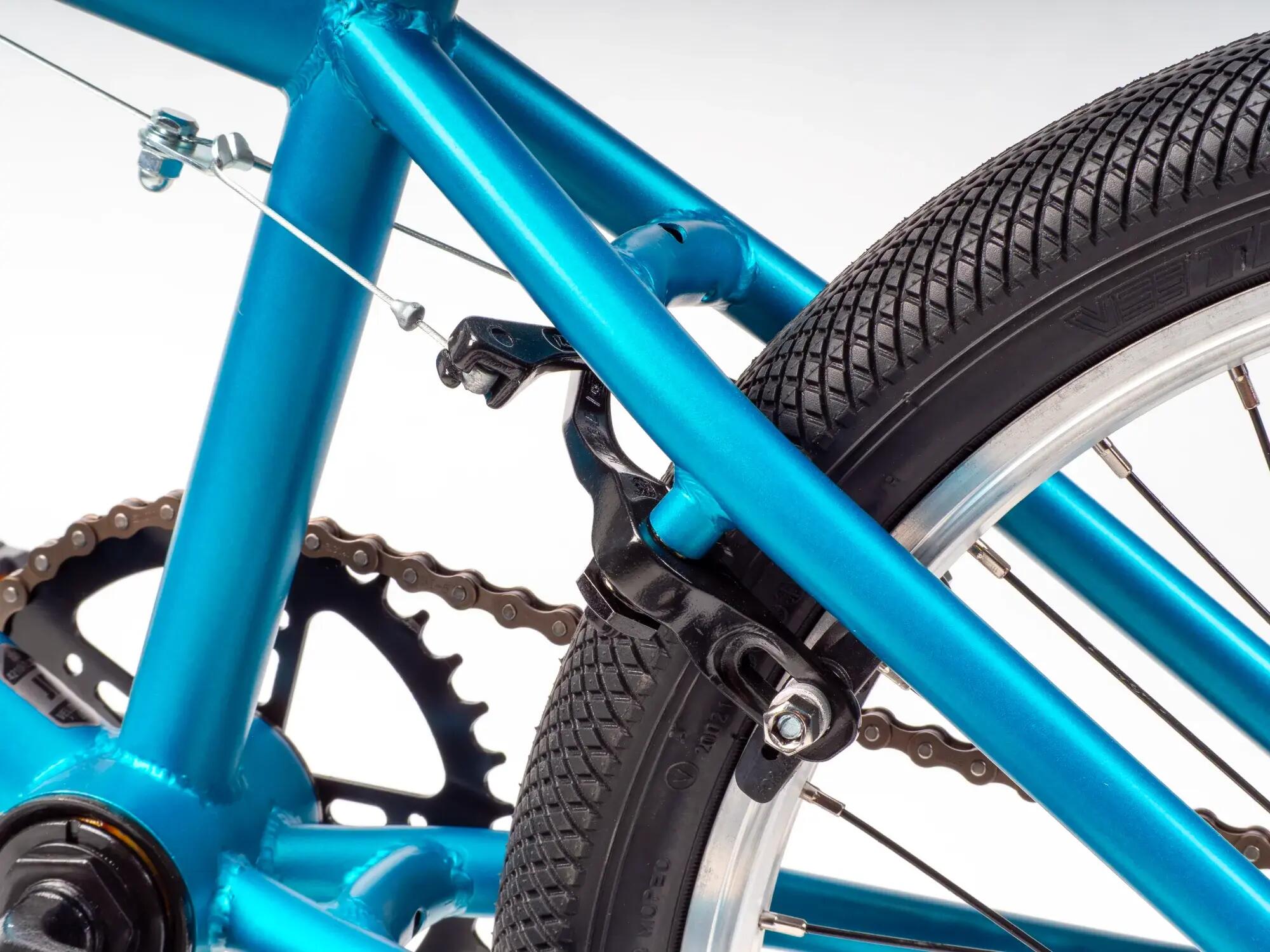 Drag Onset 20 BMX – Single Speed, Hi-Ten Stahlrahmen, Einsteiger Freestyle Bike 6/8