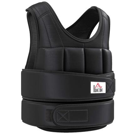 Gilet lesté réglable 10 Kg max. oxford noir