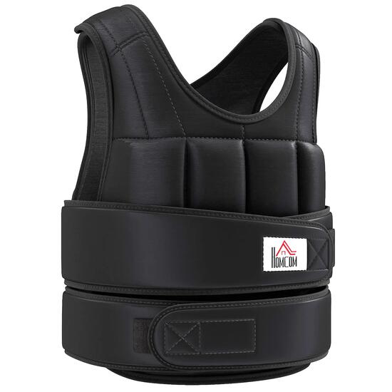Gilet lesté réglable 10 Kg max. oxford noir