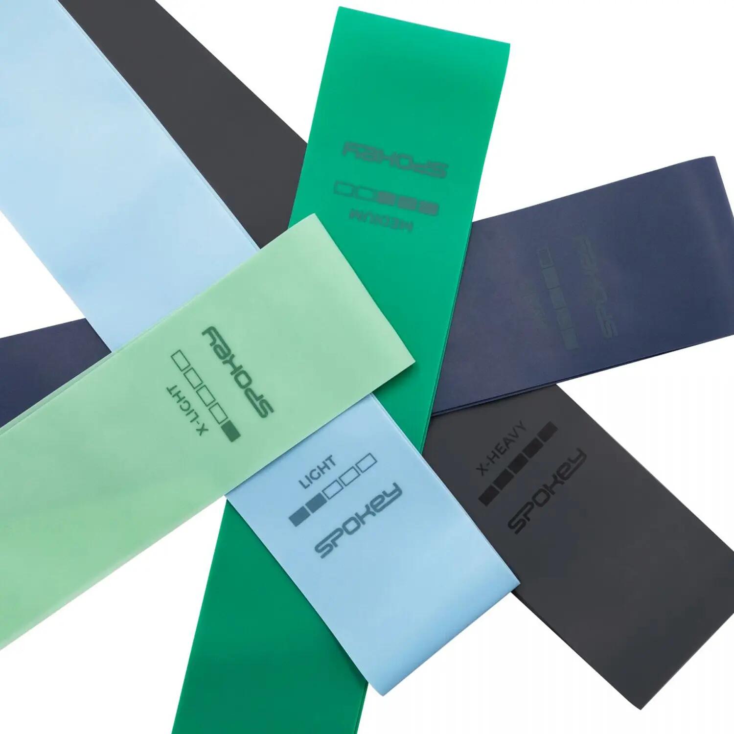 Bande De Résistance Fitness ARTIO (Bleu / Rose / Vert) Taille unique 4/5