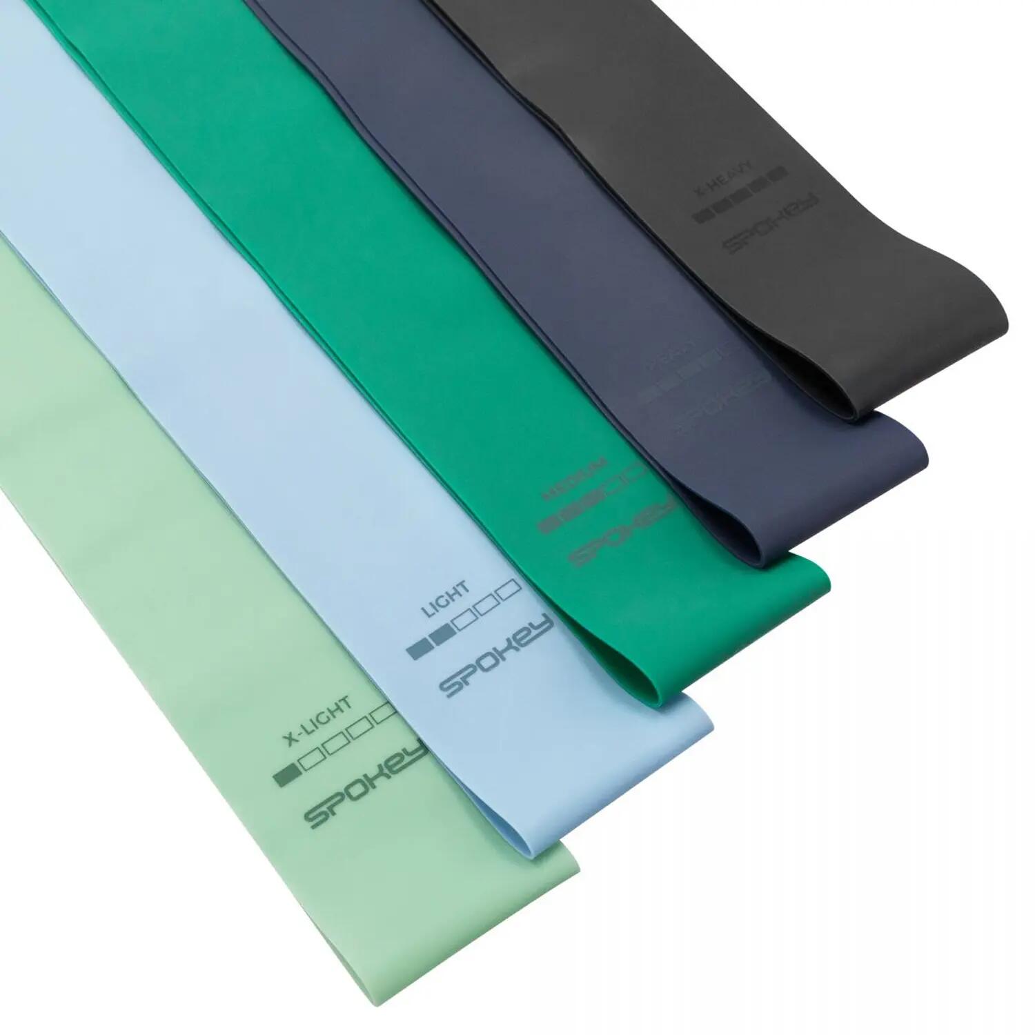 Bande De Résistance Fitness ARTIO (Bleu / Rose / Vert) Taille unique 3/5