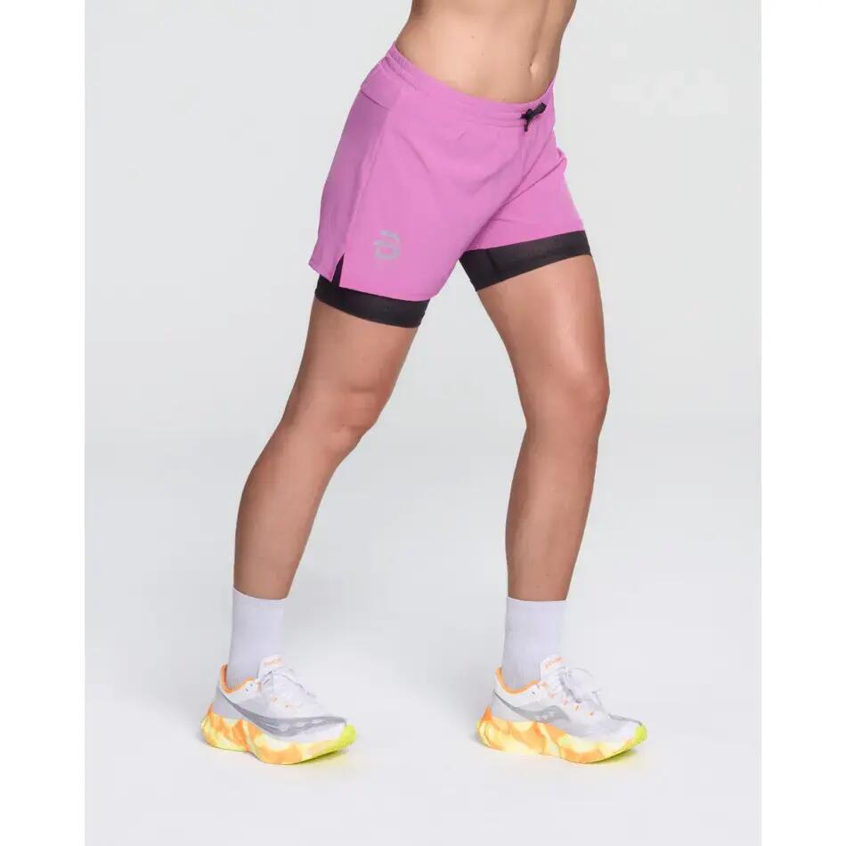 Short 2 en 1 femme Daehlie Sportswear 2/4