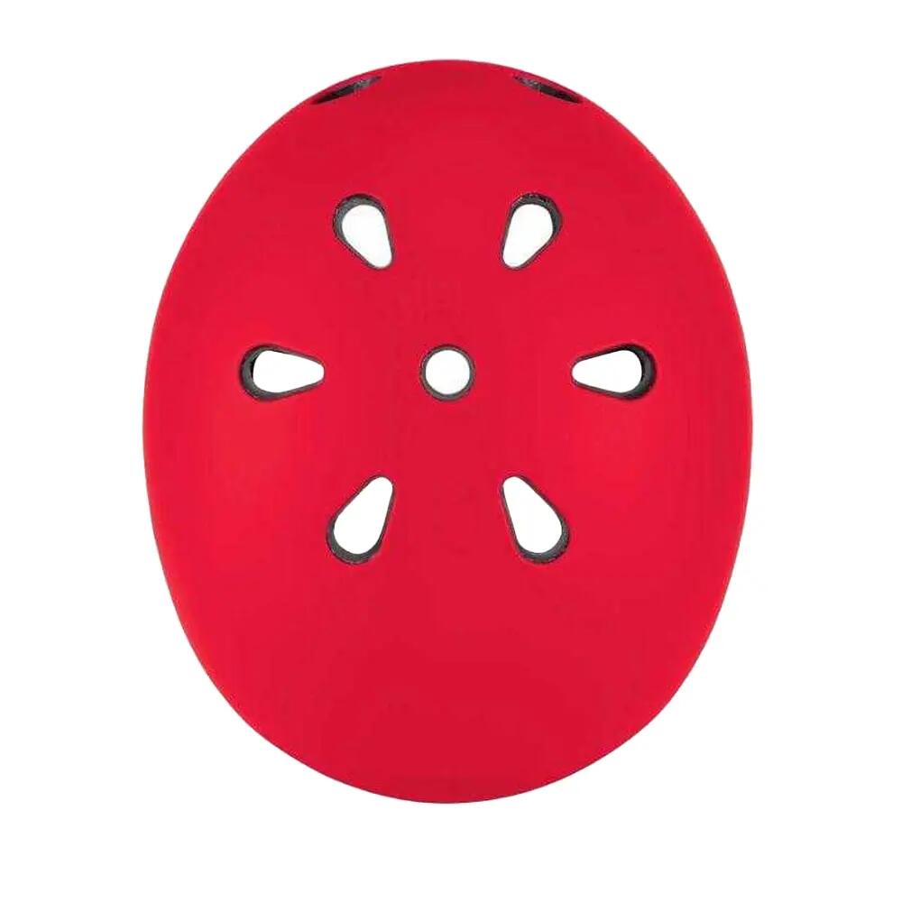 Bambini Logo Casco Da Ciclismo Globber Rosso 5/6