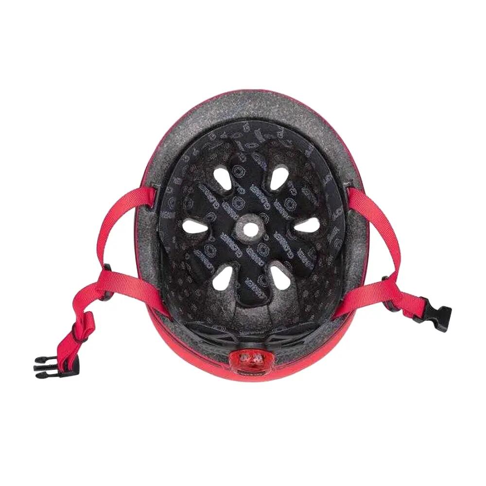 Bambini Logo Casco Da Ciclismo Globber Rosso 4/6