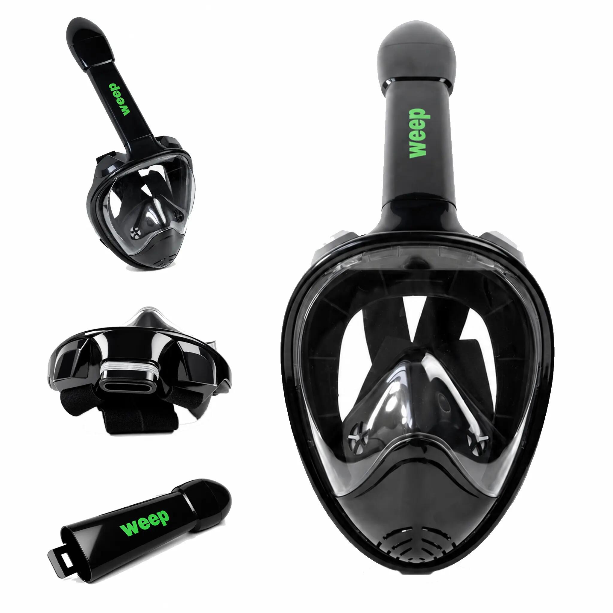 Maska Do Nurkowania Weep Dive-YSE Snorkeling Panoramiczna No Fog 7/13