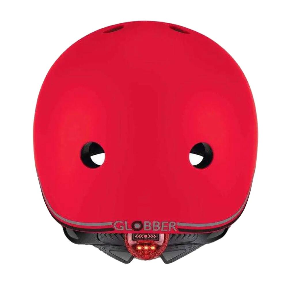 Bambini Logo Casco Da Ciclismo Globber Rosso 2/6