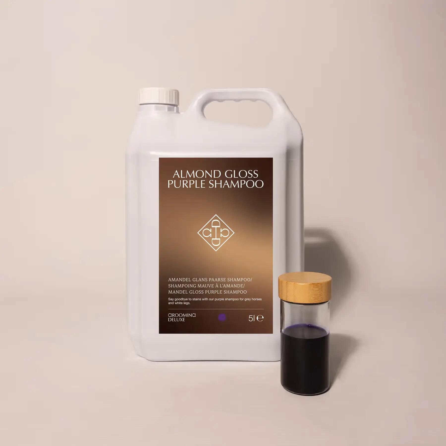 Paars Amandelpaarden Shampoo Grooming Deluxe 3/3