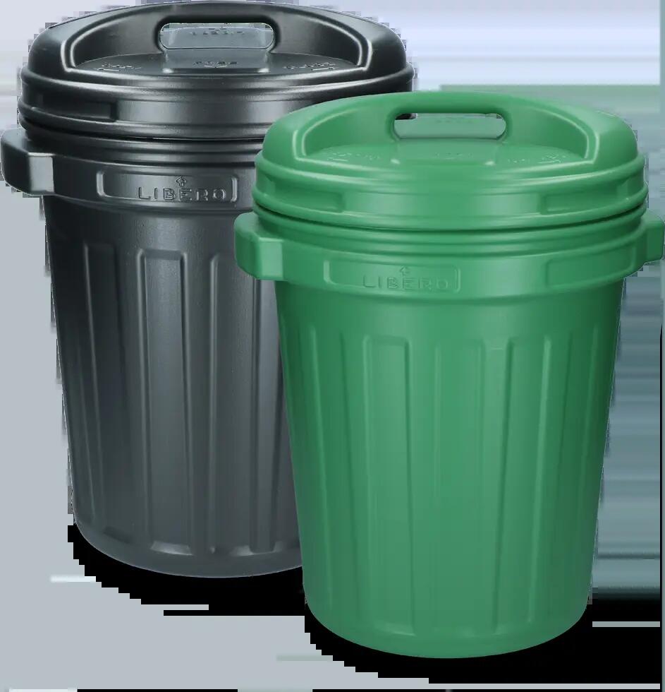 Voerton met draaisluiting 40 liter Black Groen 1/2