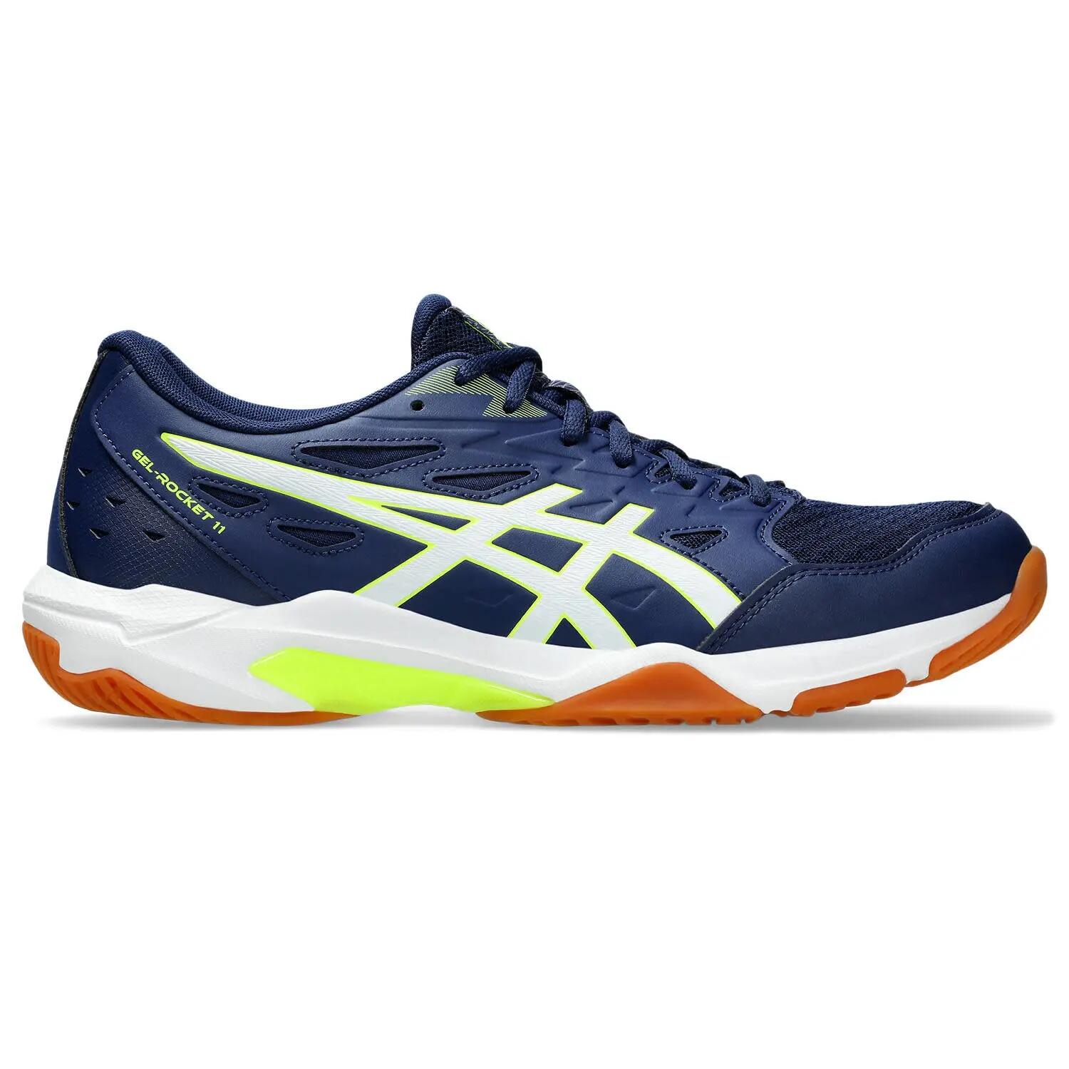Sport In De Zaal Heren - ASICS Gel Rocket 11 - Blue Expanse/Safety Yellow 1/7