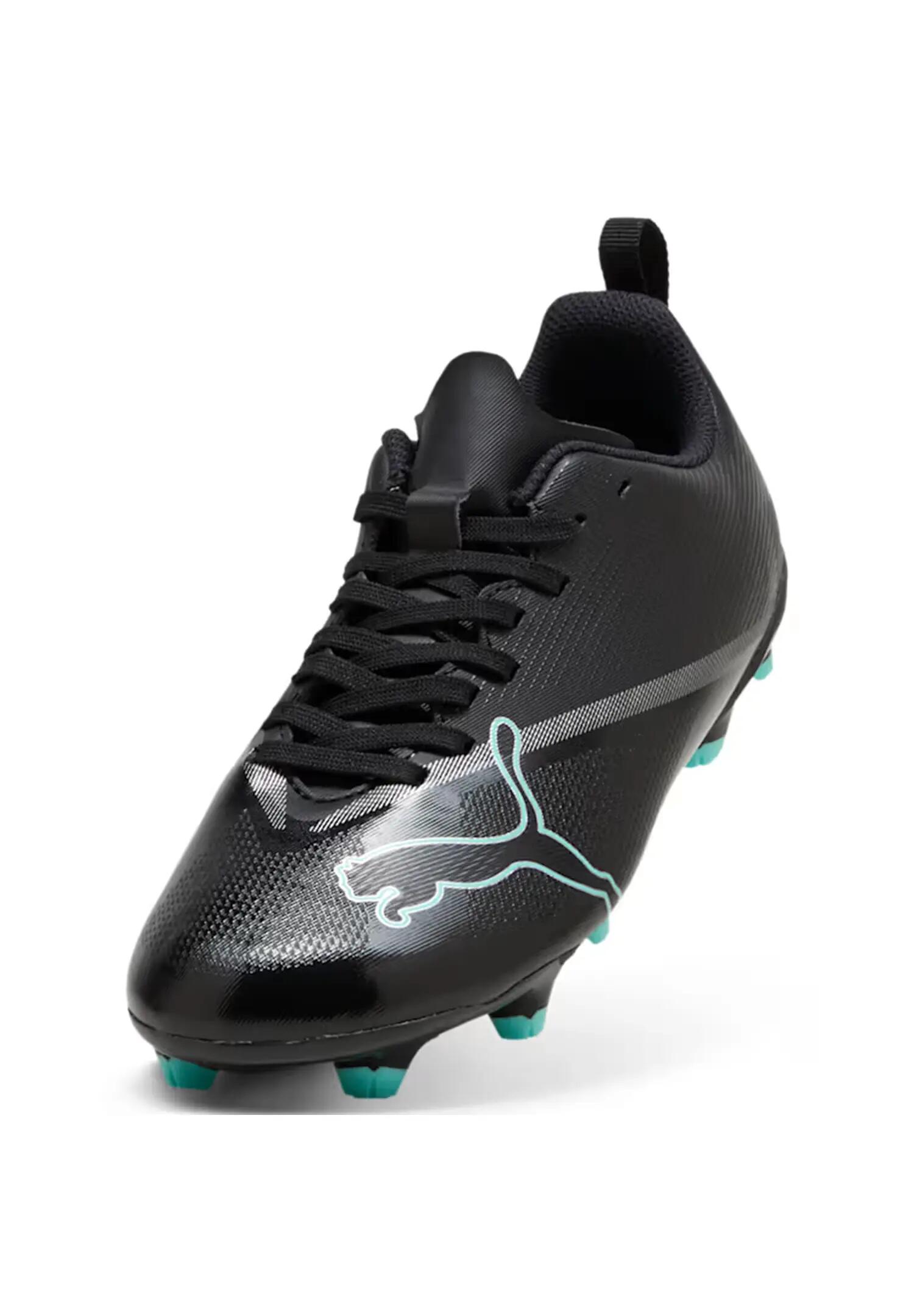 PUMA Teenager ULTRA 7 PLAY FG/AG Fußballschuhe Black-Intense Mint 6/6