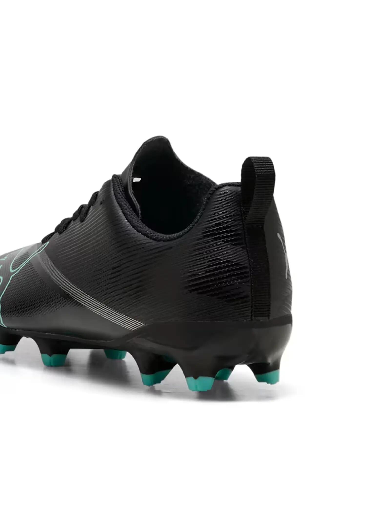 PUMA Teenager ULTRA 7 PLAY FG/AG Fußballschuhe Black-Intense Mint 2/6