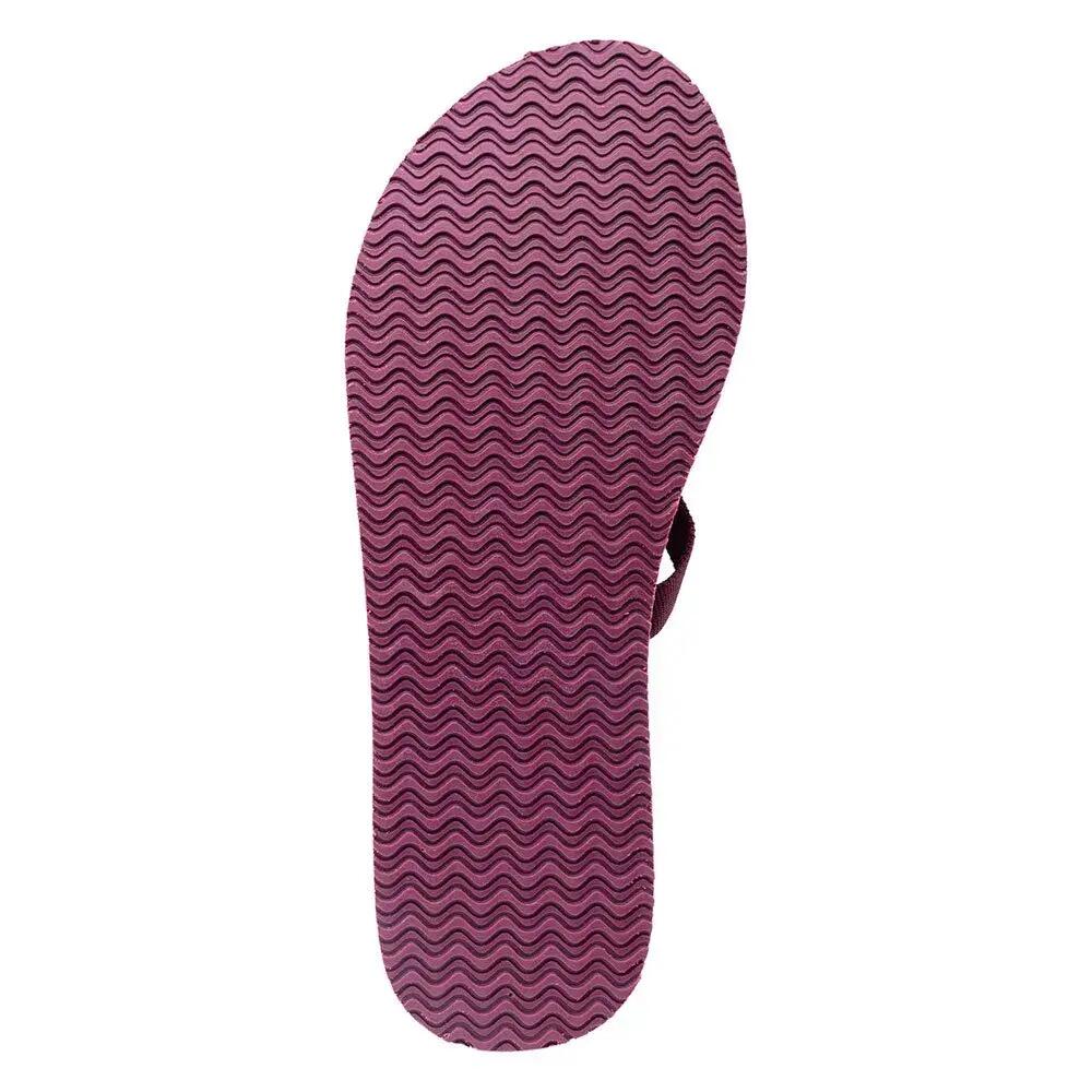 Tongs PIMA Femme (Crème / Bordeaux) 5/6