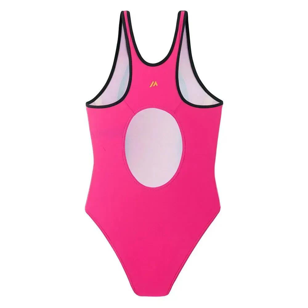 Bañador Entero de Una Pieza Lily II Niñas Rosa Deseo, Negro 2/2