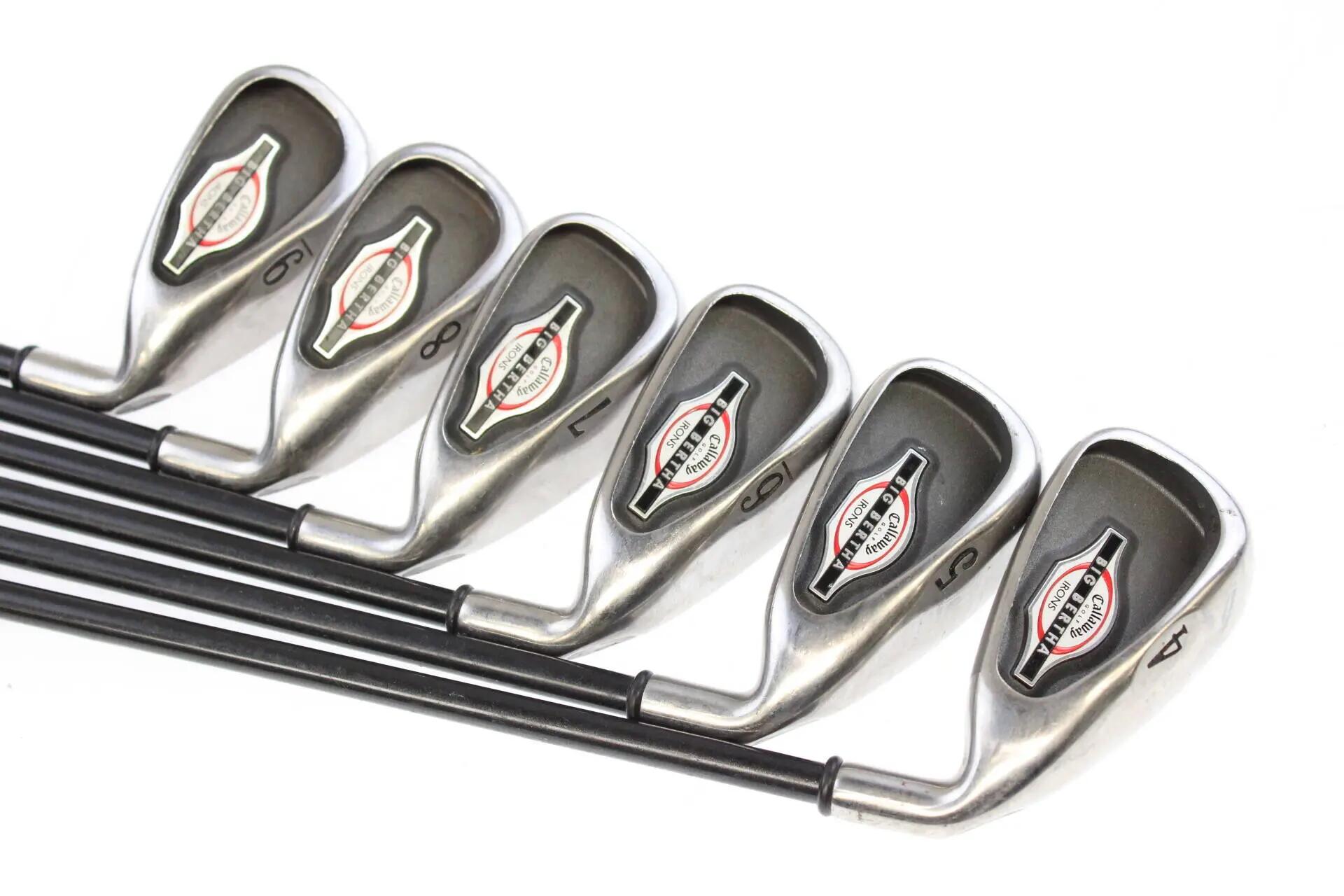 Seconde vie - Callaway BIG BERTHA 2002 RH 4-9 Iron Set - Good 3/5