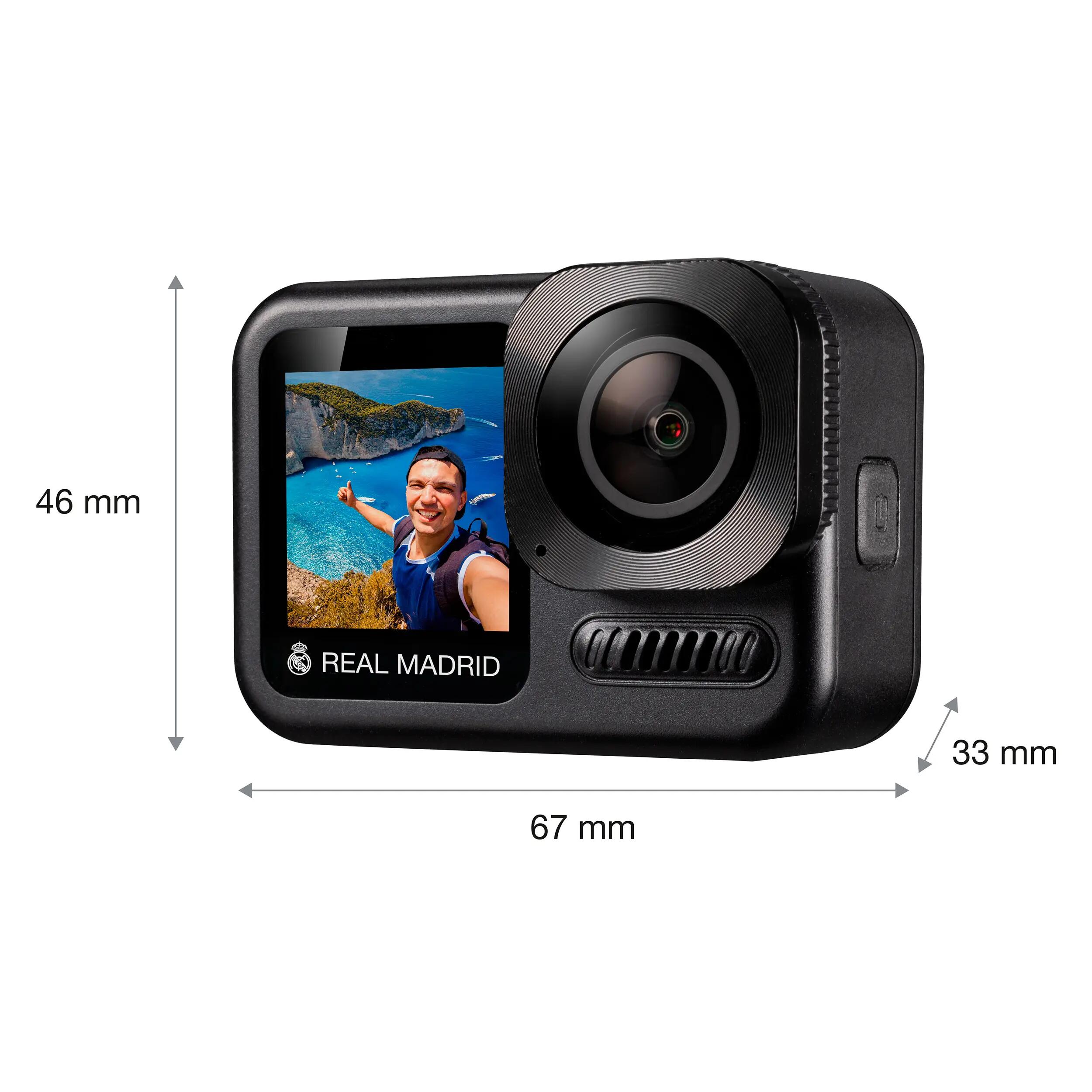 Caméra d'action  4K Action cam avec lampe LED 4/5