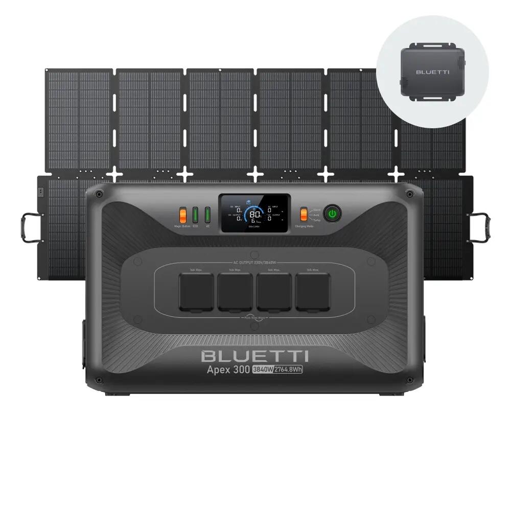 Solar Generator Apex 300 mit 500W Panel, 2764.8Wh für Camping & Vanlife BLUETTI 1/7