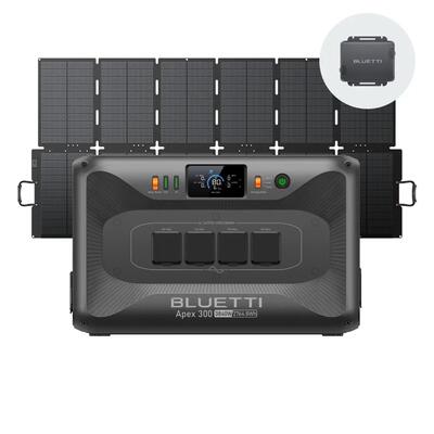 Apex 300 zonne-energie met 500w, 2764.8wh noodstroom voor huis en camper bluetti