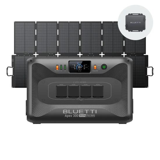 Solar Generator BLUETTI Apex 300 mit 500W Panel, 2764.8Wh für Camping & Vanlife