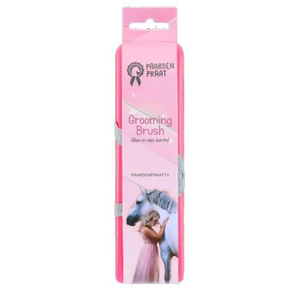Paardenpraat Grooming Bürste Rosa M