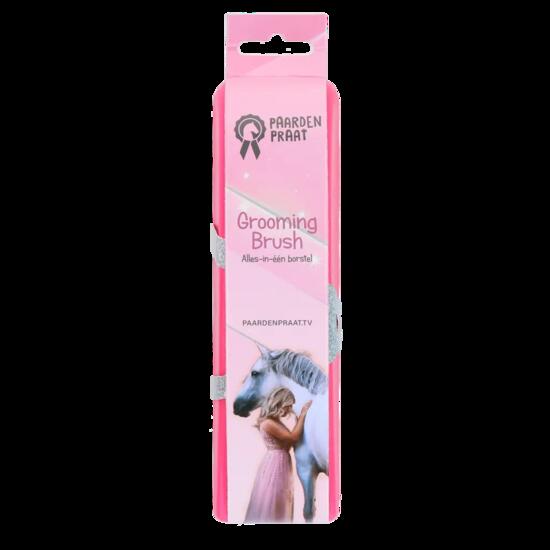 Paardenpraat Grooming Bürste Rosa M