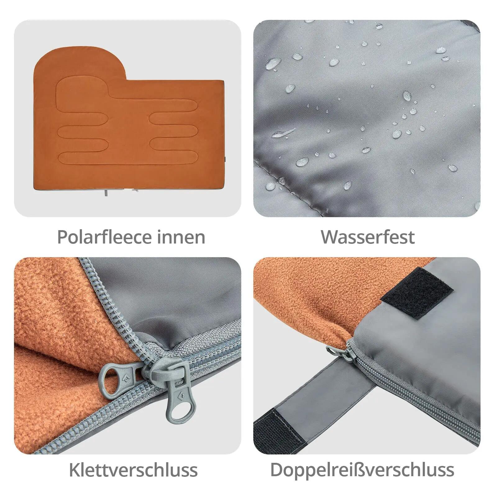 Sac de couchage pour chiens Outdoor Camping Couverture Chien Lit Doux 110x70 3/4