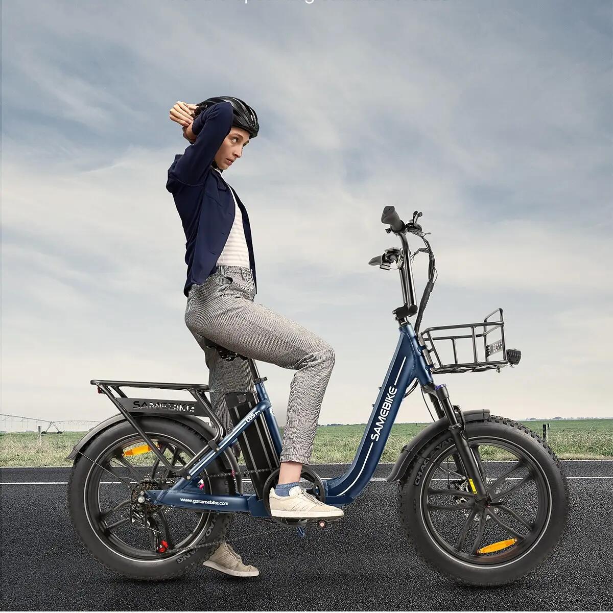Opvouwbare elektrische fiets SAMEBIKE C05 PRO 20×4.0 inch vetband 6/7