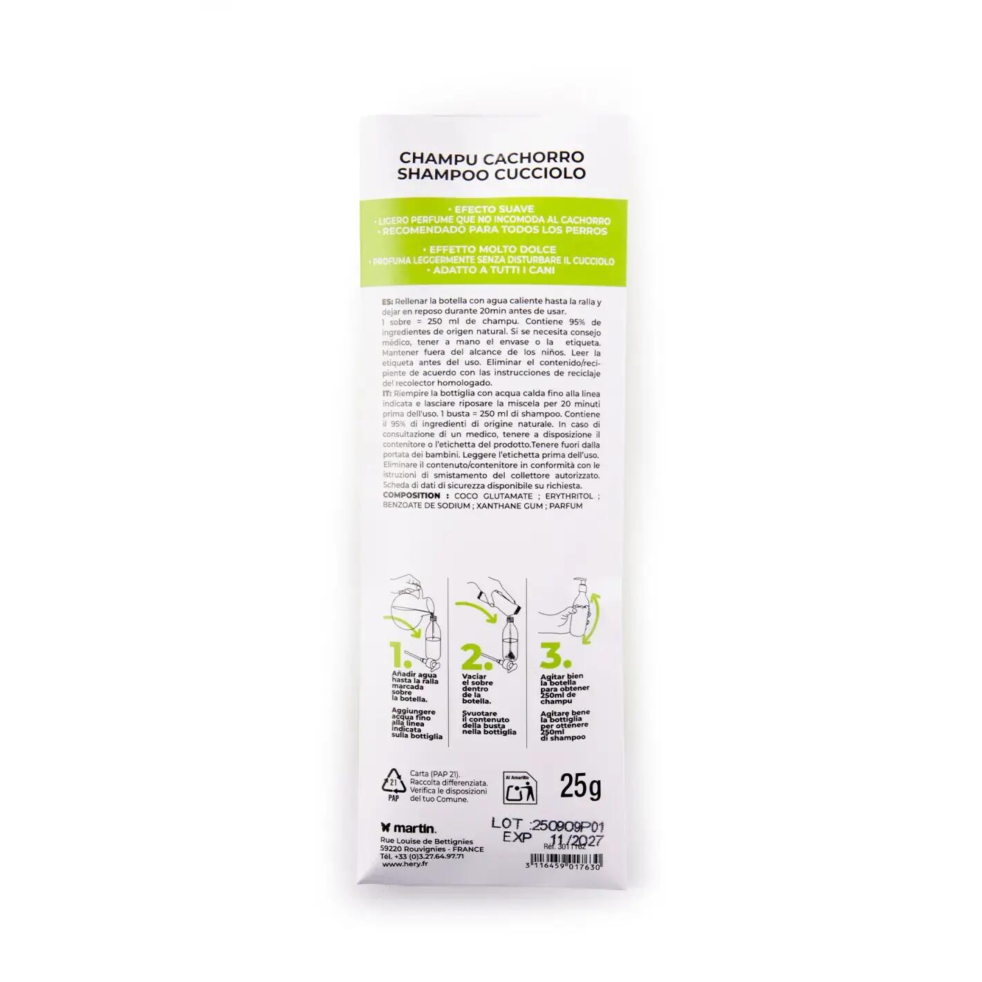 Shampoing pour chiot Héry ES/IT SH 2/2