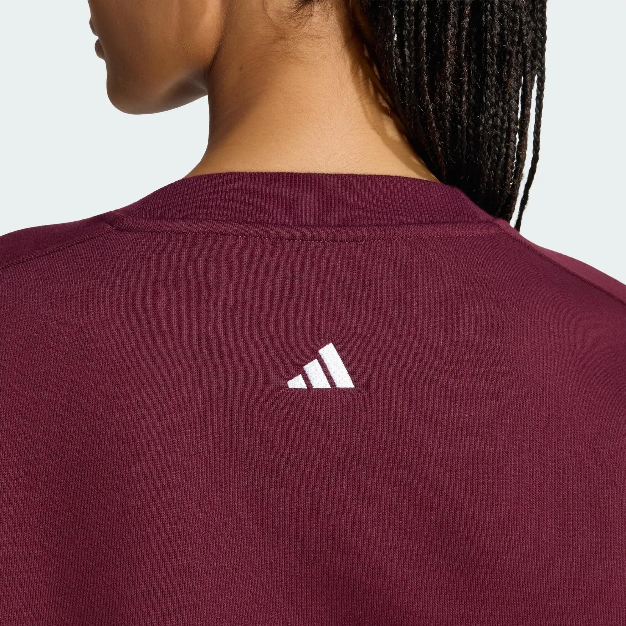 Sweatshirt Adidas 3-Stripes Crew para Mulher 5/5