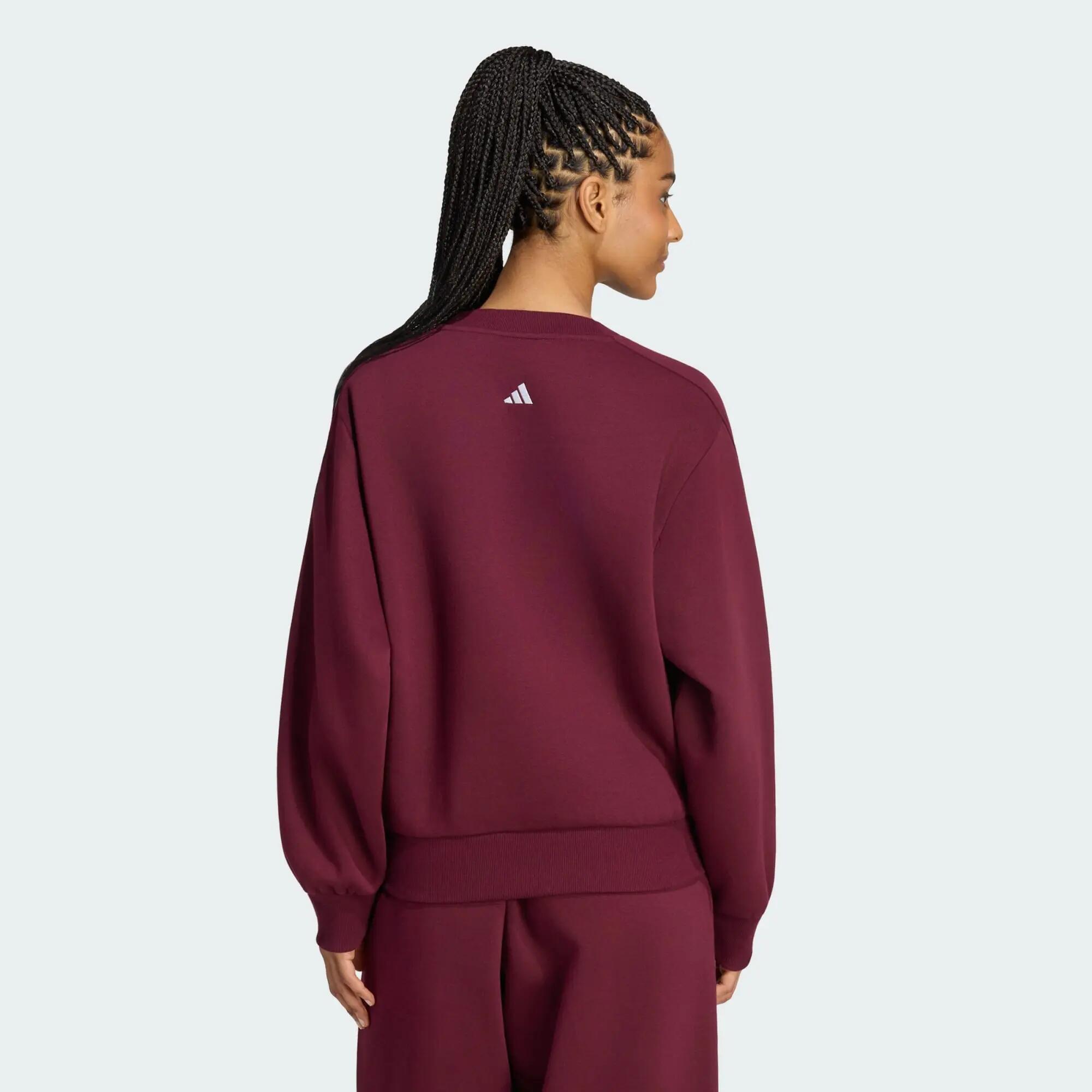 Sweatshirt Adidas 3-Stripes Crew para Mulher 4/5
