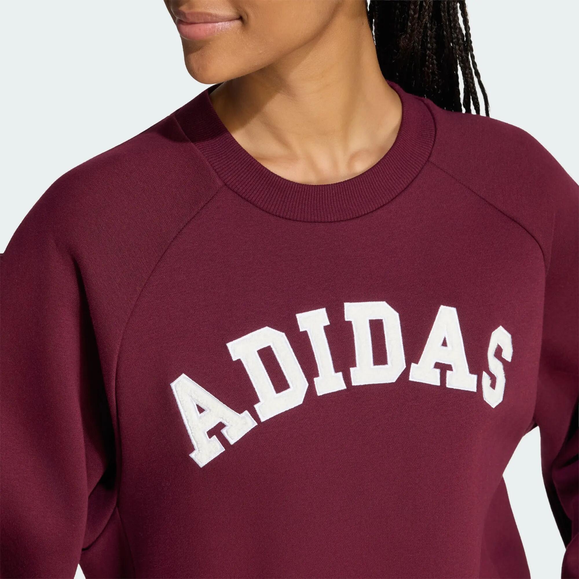 Sweatshirt Adidas 3-Stripes Crew para Mulher 3/5