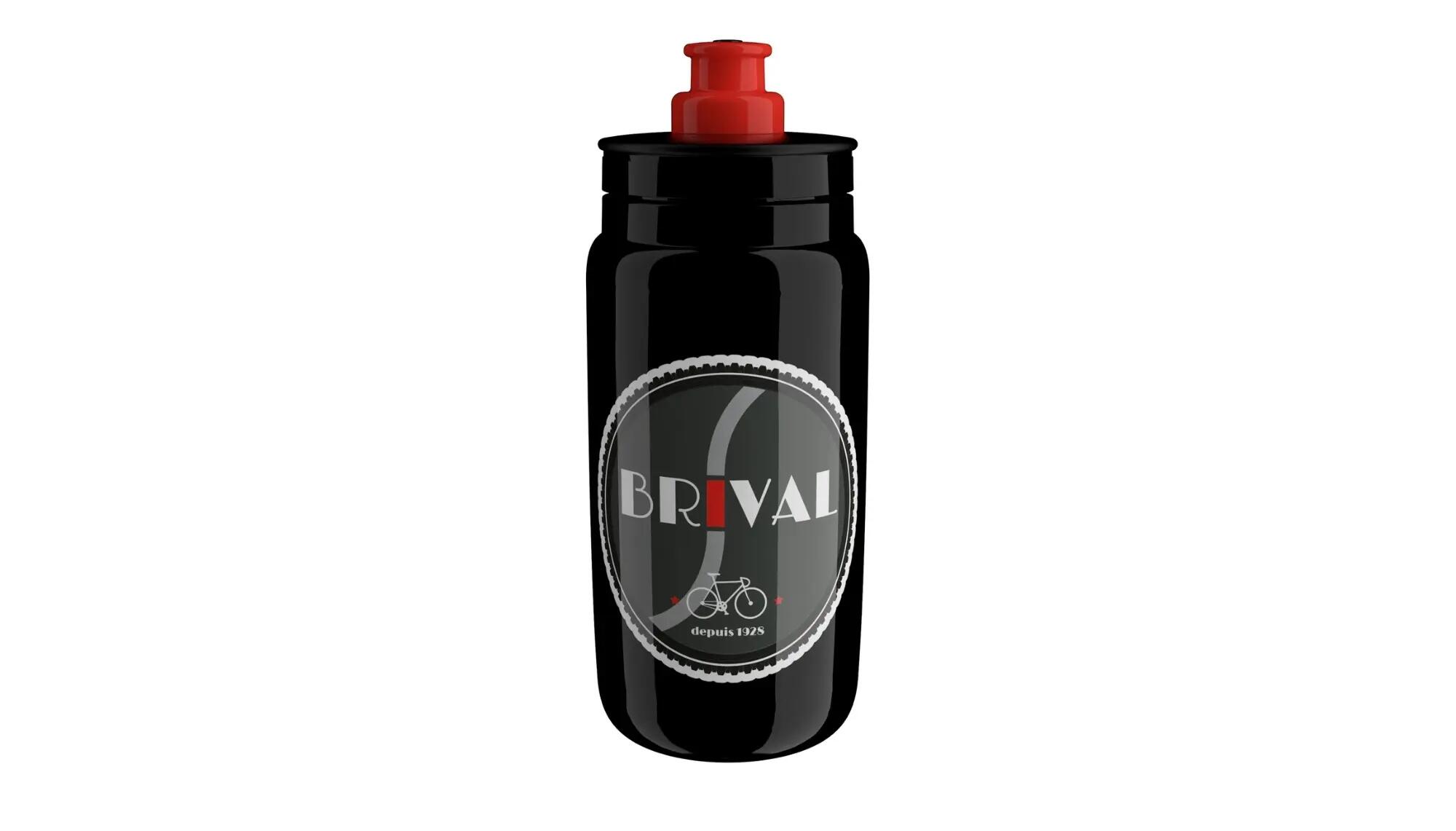 Bidon pour vélo BIDON ELITE X VELOBRIVAL 550ml Noir 6/7