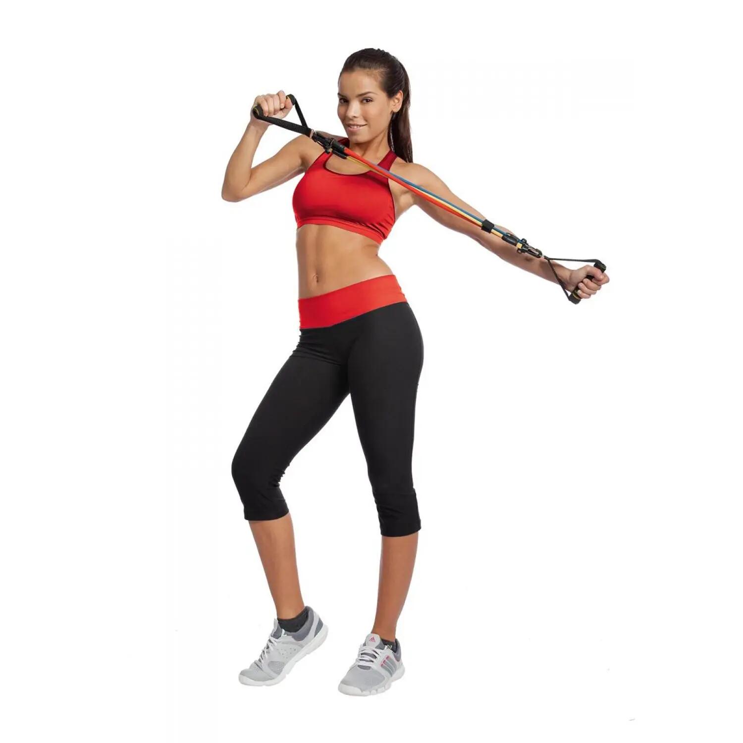 Banda de Resistencia para Fitness de Goma Multicolor Talla Única 4/4