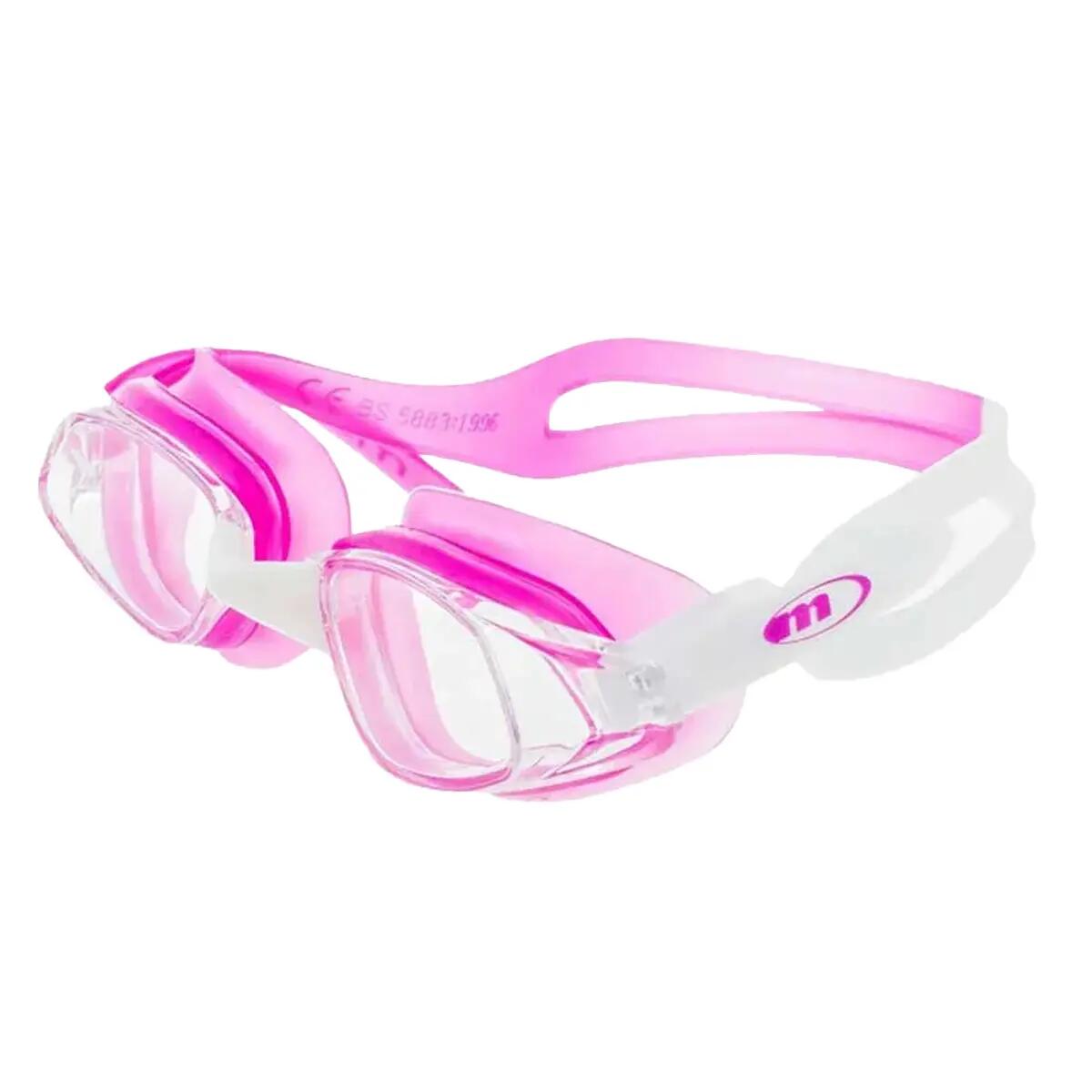 Óculos de natação Gurami para crianças e jovens (Rosa / Branco / Transparente) 2/2