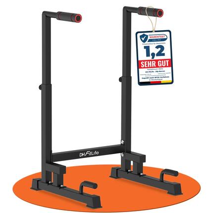 Dip Barren 100–130cm, 9-fach verstellbar, bis 200 kg