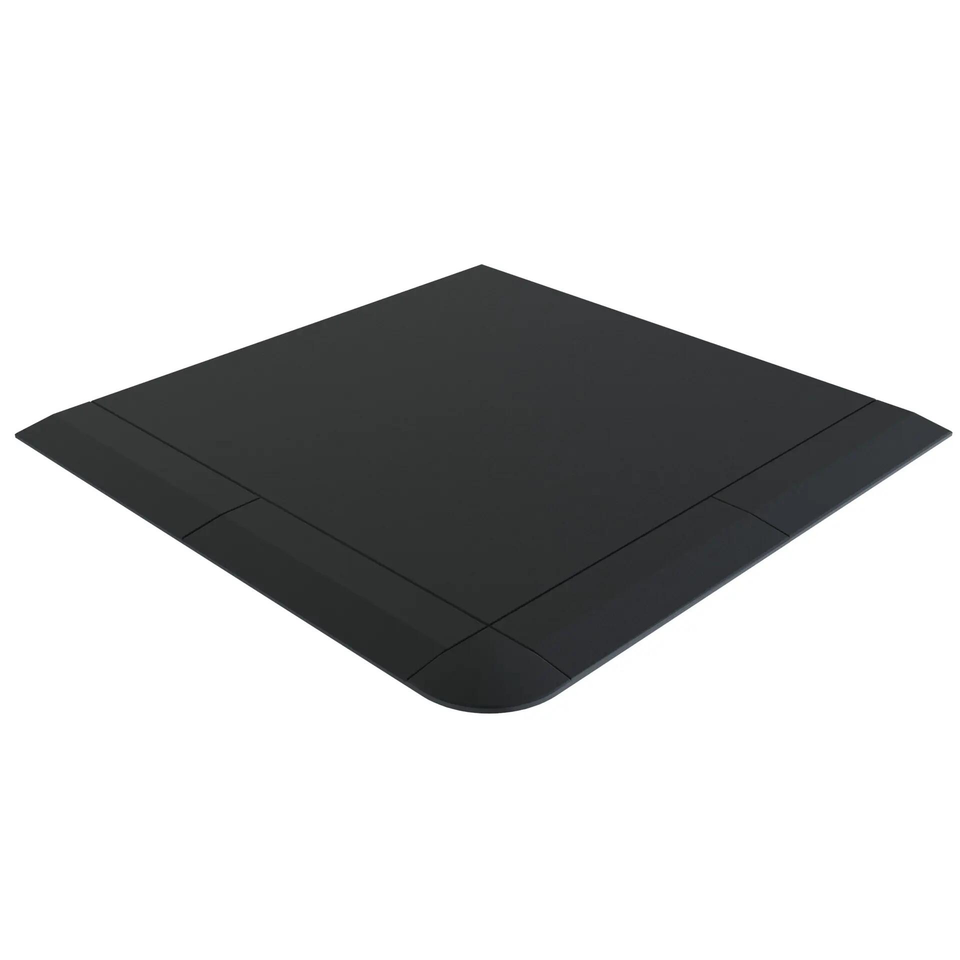 Dalle de sol en caoutchouc 100x100x2cm Flow Fitness 2/5