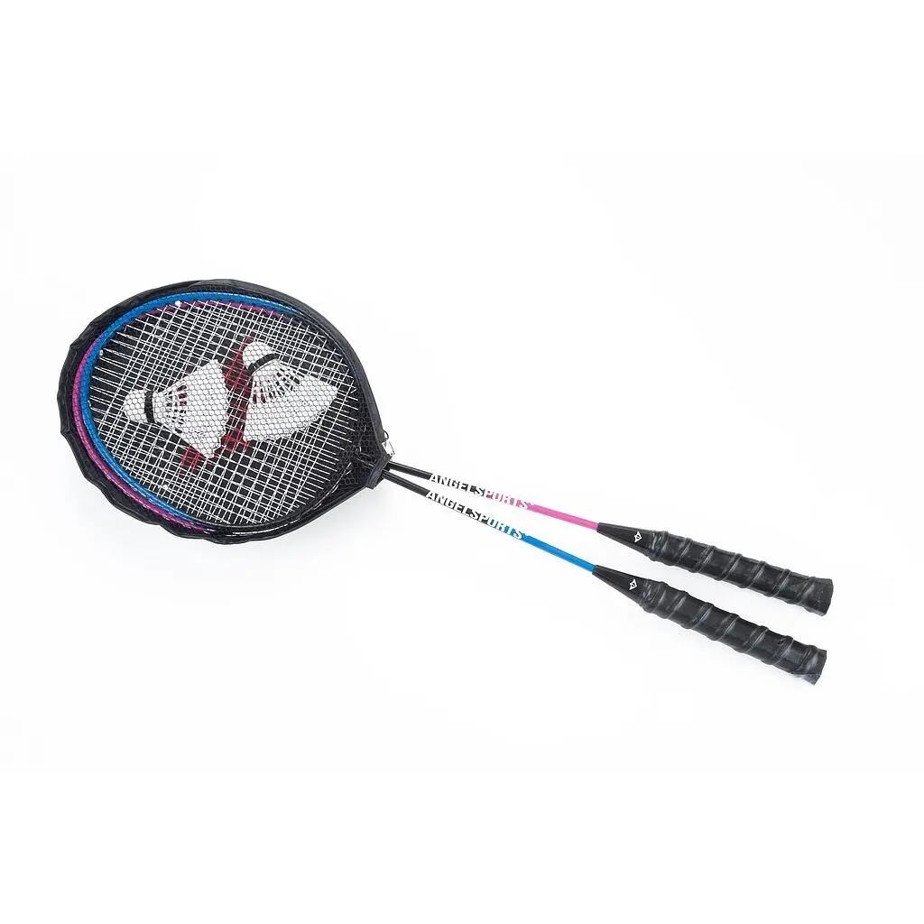 Set rachete badminton Angel Sports