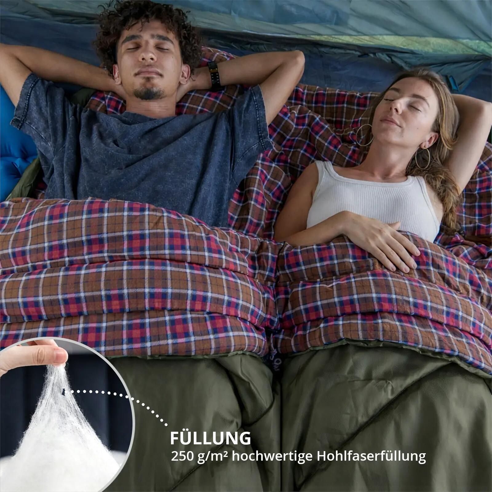 Coperta sacco a pelo Freespace Double Sacco a pelo per 2 persone -8°C 6/7