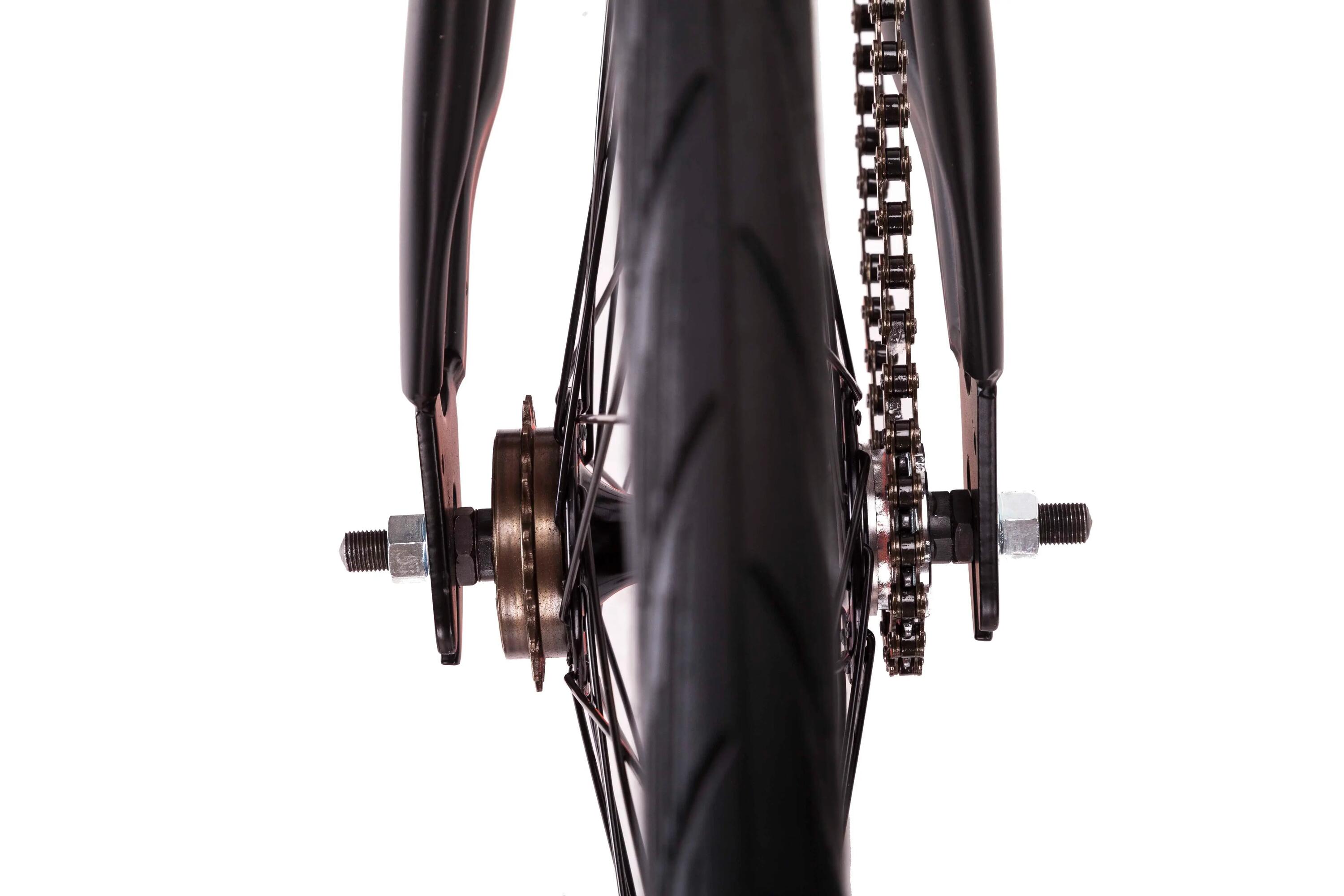 Drag Stereo 28 Fixie Fahrrad – Single Speed, Flip-Flop Nabe, Hi-Ten Stahlrahmen 7/8