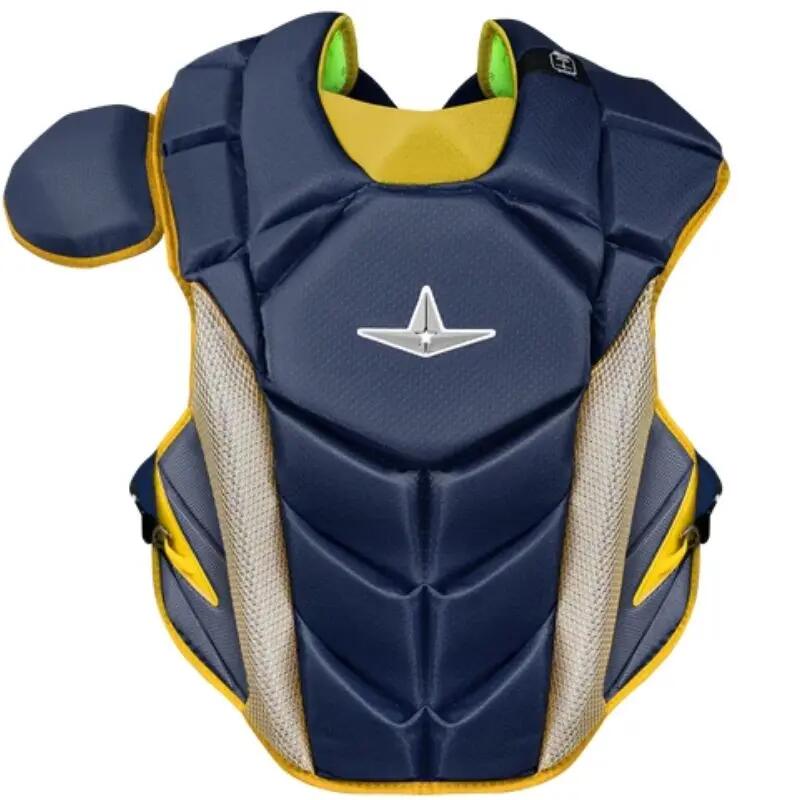 All Star CKCC-5-LGE MVP Pro Catchers Kit Adult Navy/Gold Baseball/Softball 3/7