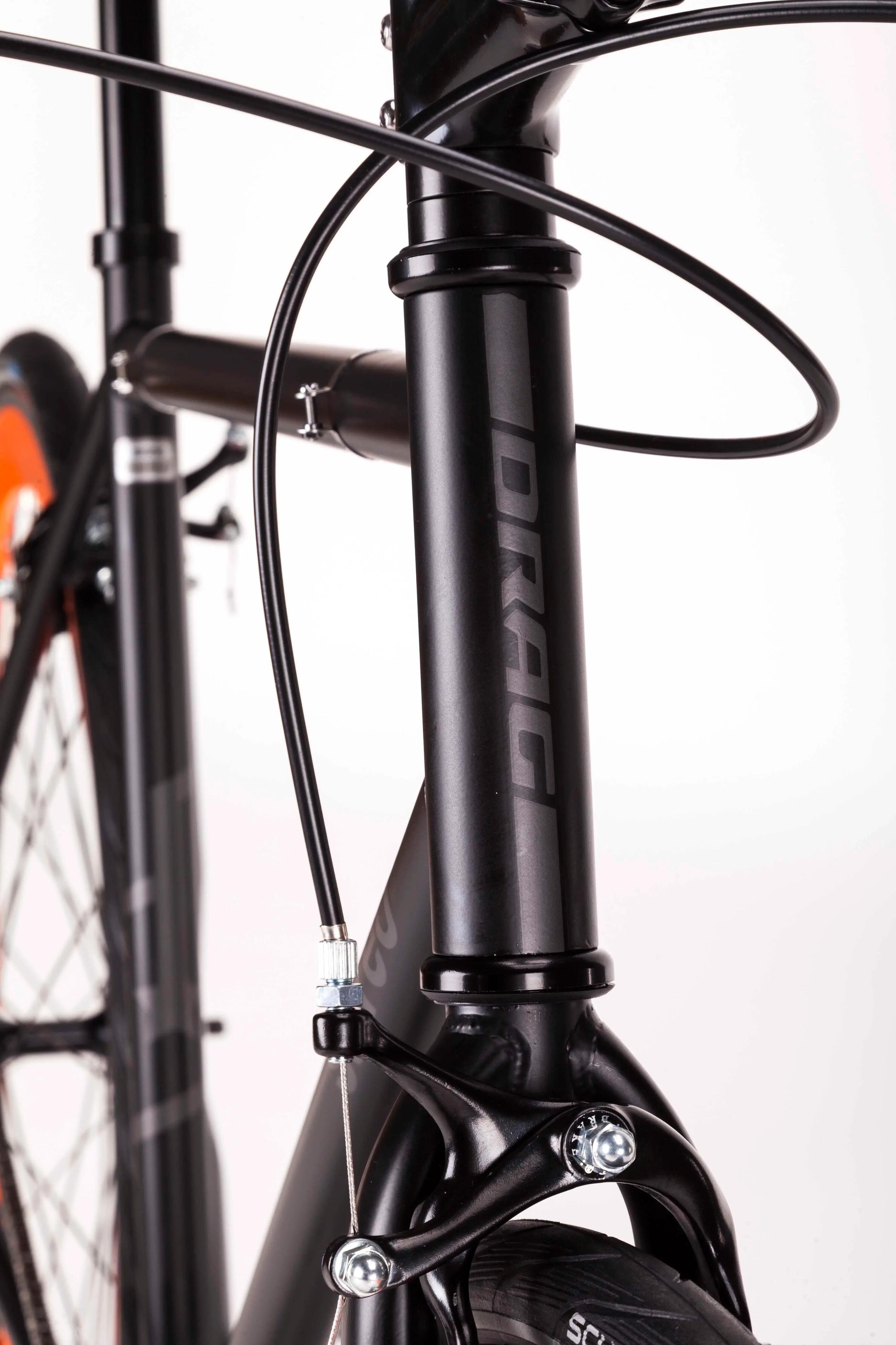 Drag Stereo 28 Fixie Fahrrad – Single Speed, Flip-Flop Nabe, Hi-Ten Stahlrahmen 6/8