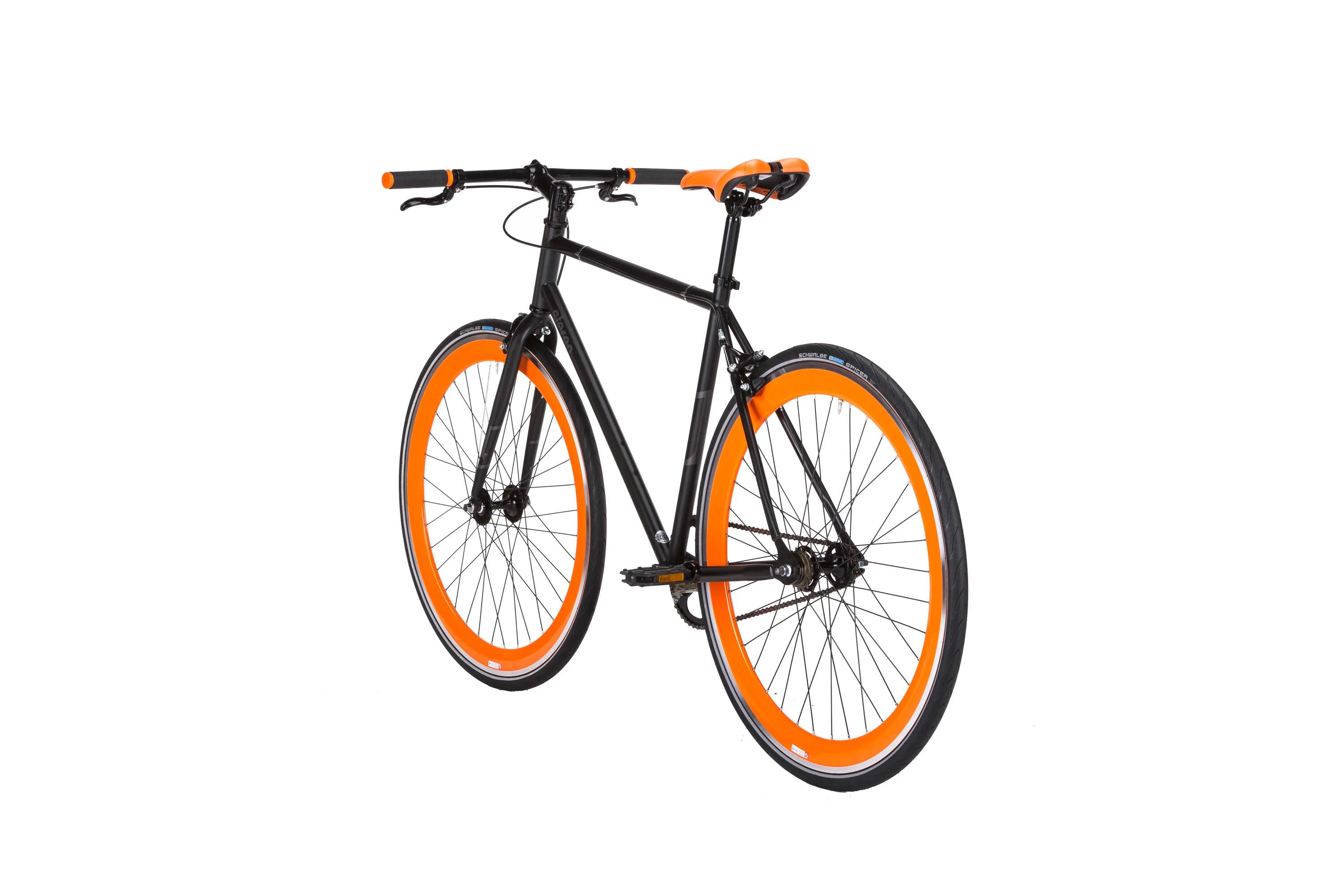 Drag Stereo 28 Fixie Fahrrad – Single Speed, Flip-Flop Nabe, Hi-Ten Stahlrahmen 3/8