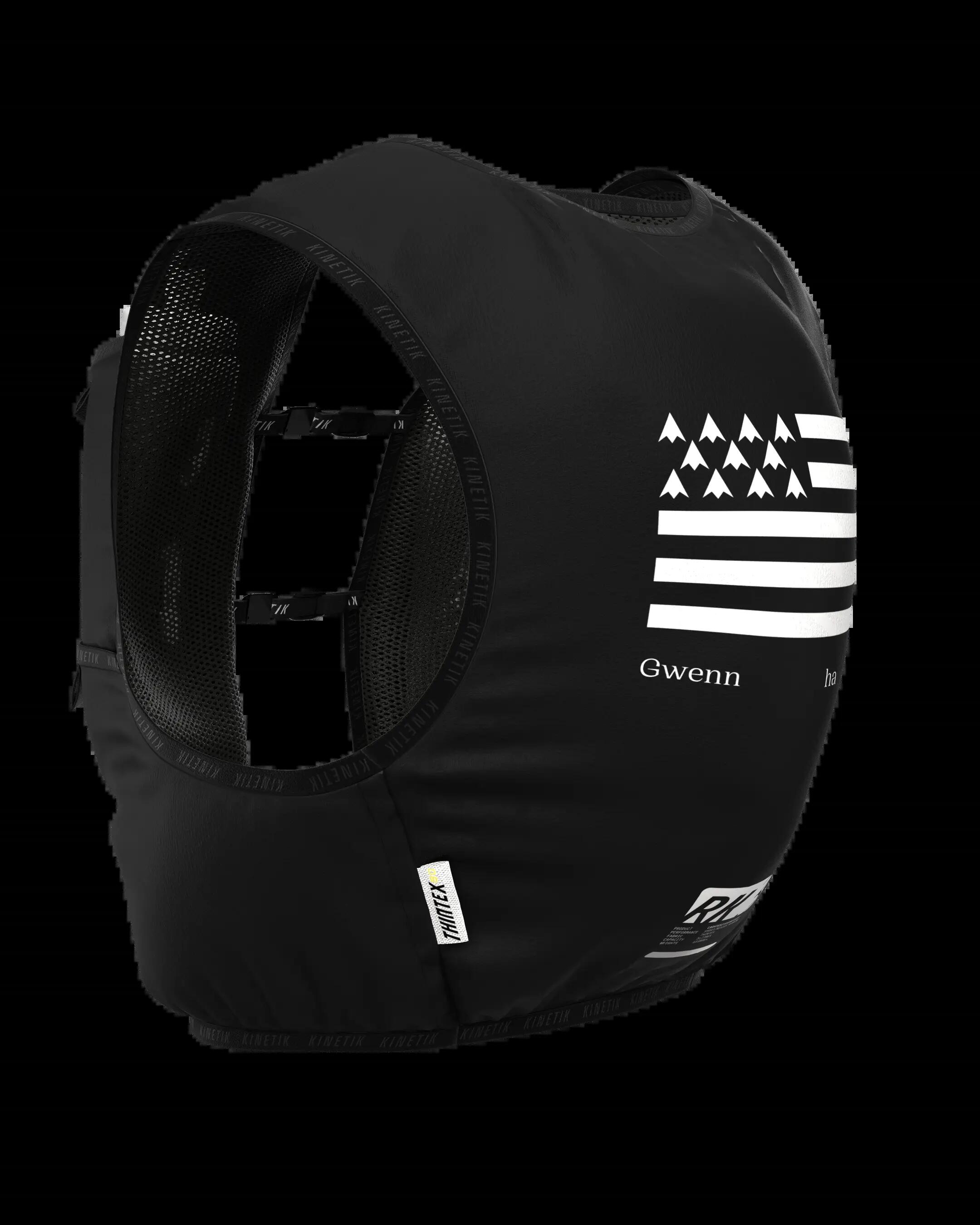 SAC D'HYDRATATION TRAIL RUNNING RK3 RDK BZH FLAG BLACK 6/7