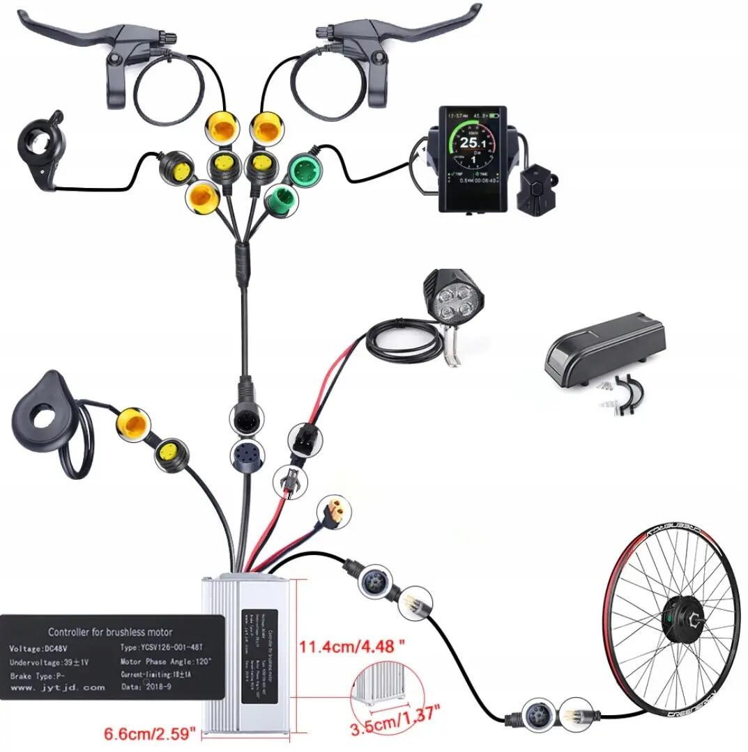 Kit de conversion pour vélo électrique BAFANG 2/7