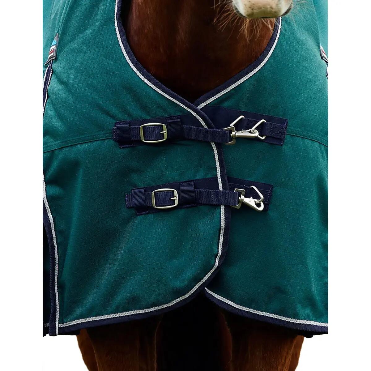 Comfitec Plus Dynamic HighNeck 220g Horse Turnout Rug (Forest Green/Navy) 4/4