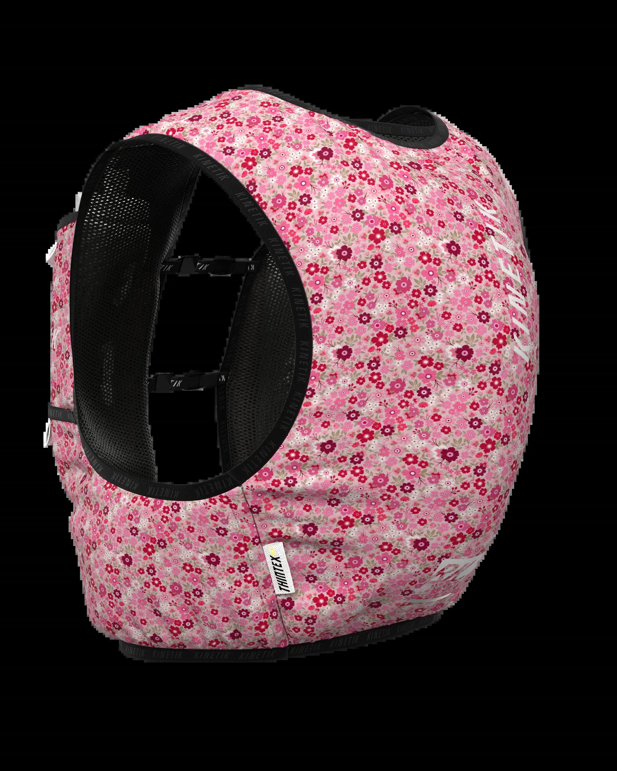 SAC D'HYDRATATION TRAIL RUNNING RK3 FLORAL MELLOW ROSE 5/7