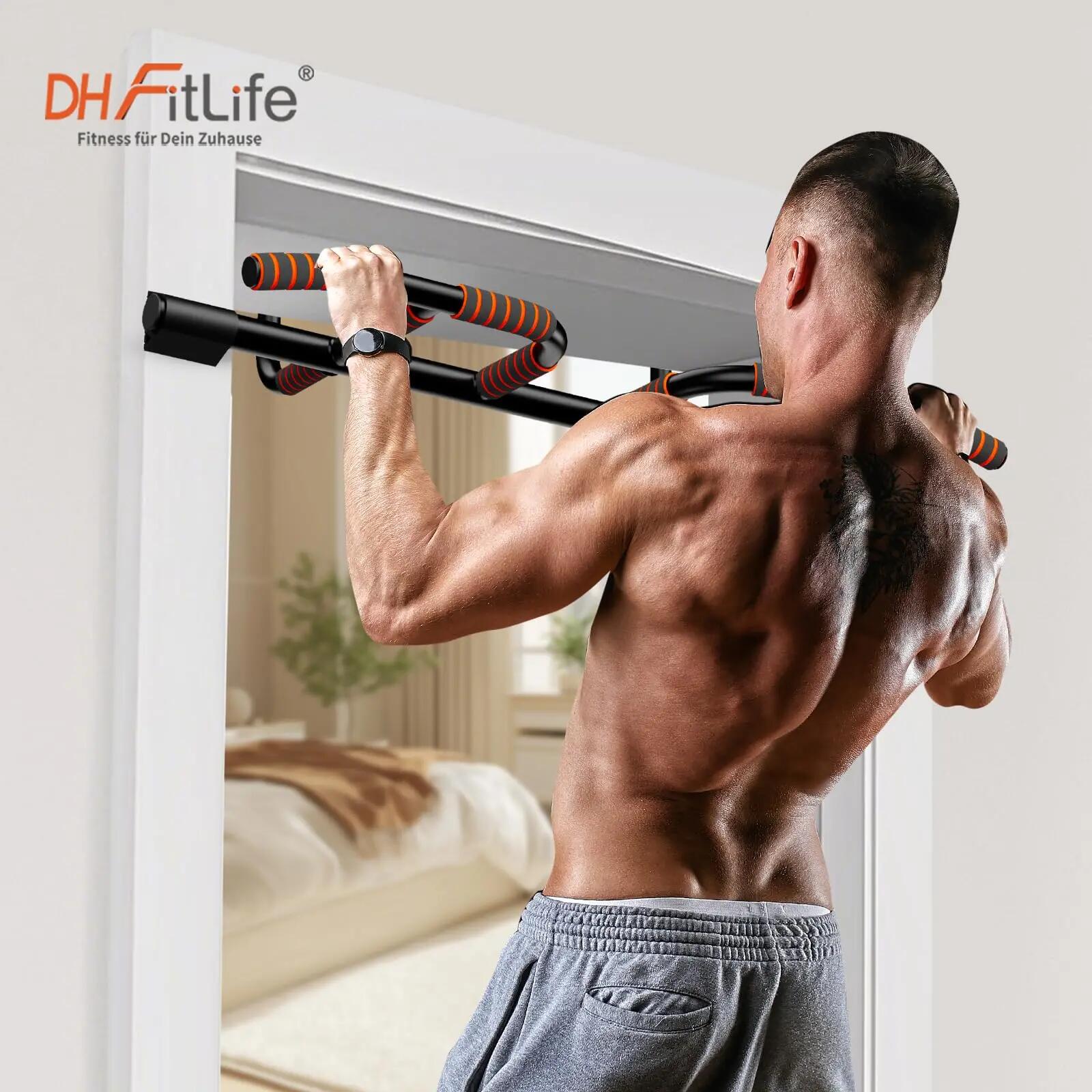 Klimmzugstange Türrahmen, 10 Griffe Pull Up Bar, bis 200 kg 7/7