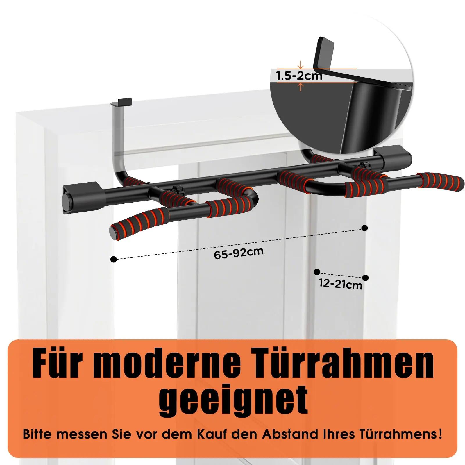 Klimmzugstange Türrahmen, 10 Griffe Pull Up Bar, bis 200 kg 6/7
