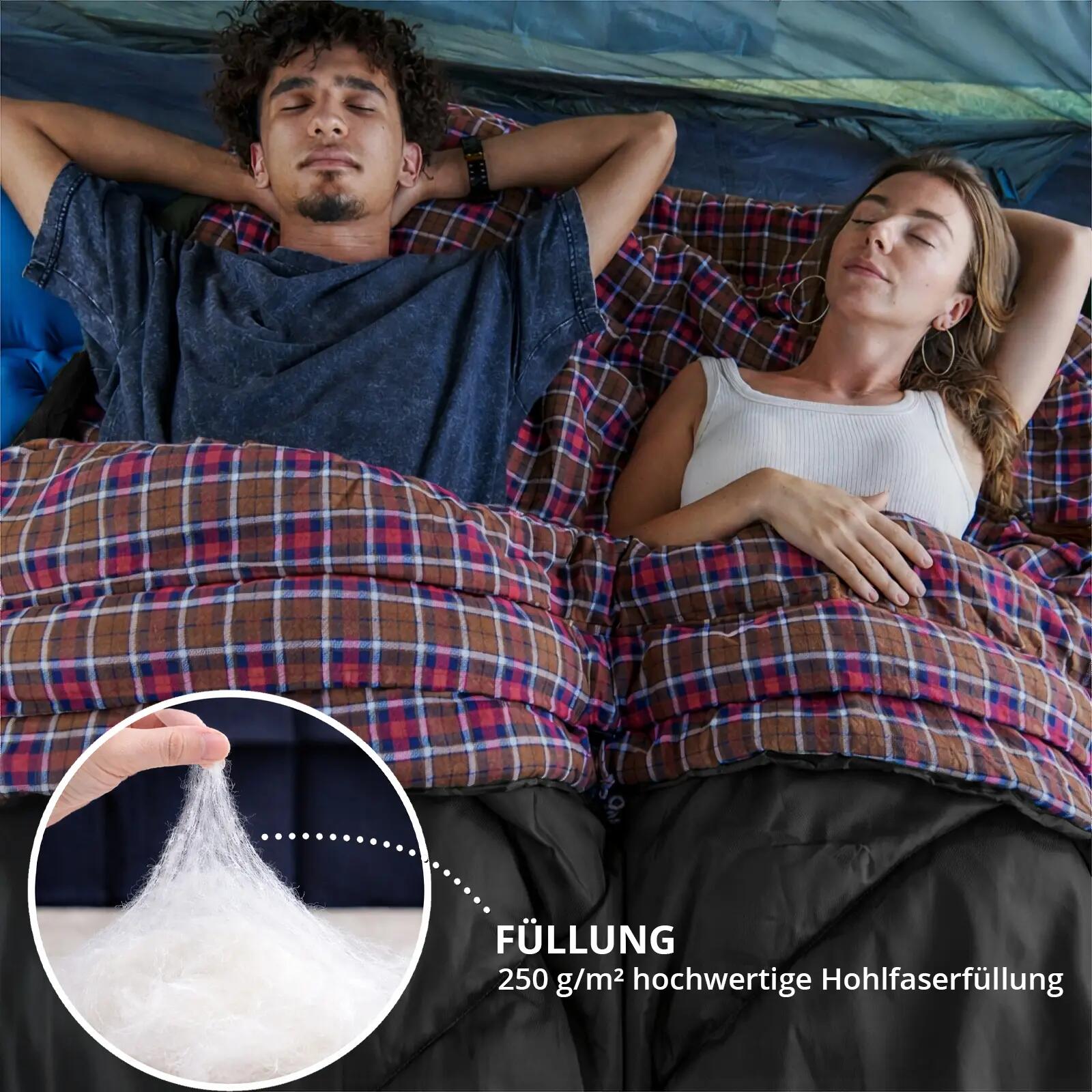 Sac de couchage Freespace Double 2 personnes Sac de couchage double -8°C 6/7