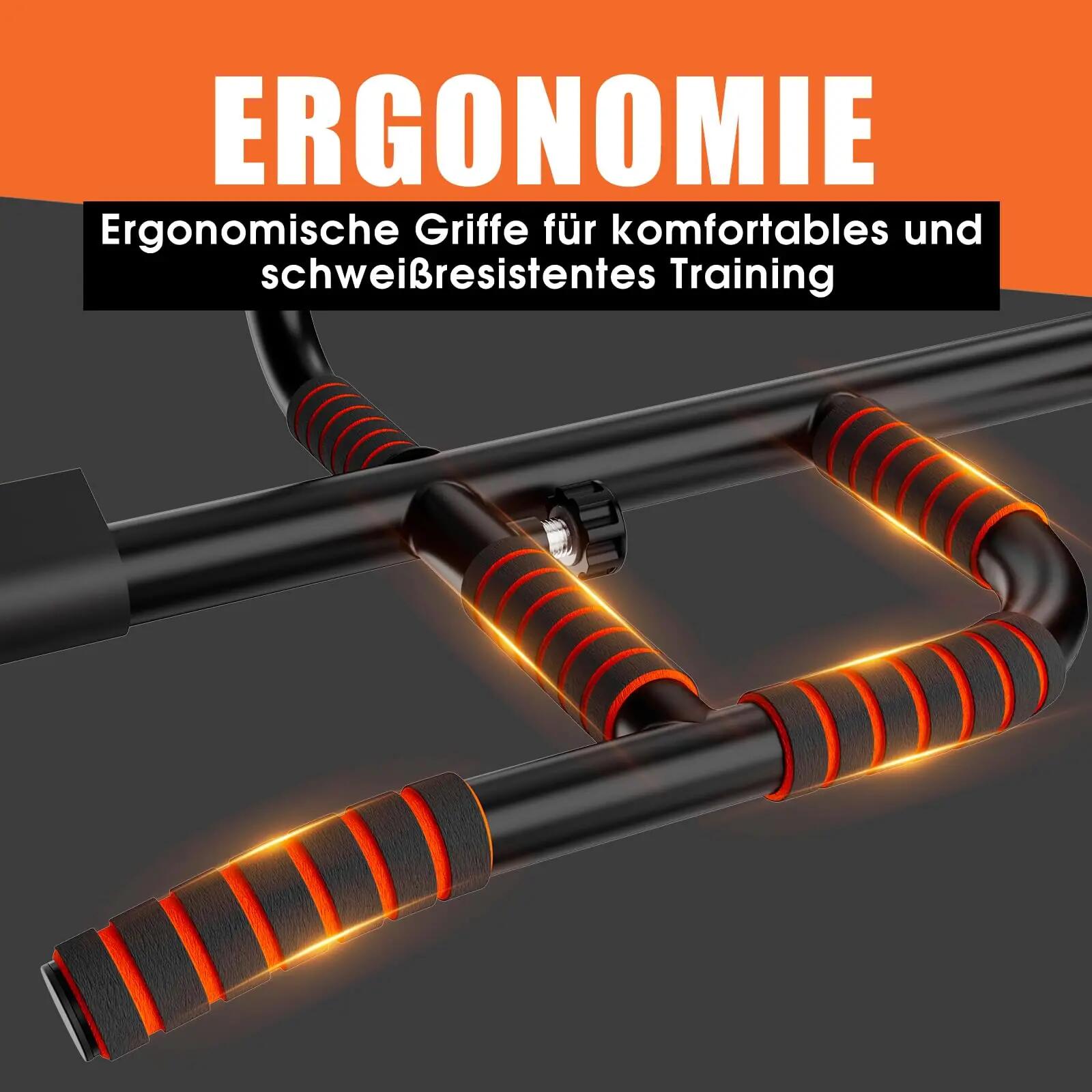 Klimmzugstange Türrahmen, 10 Griffe Pull Up Bar, bis 200 kg 4/7